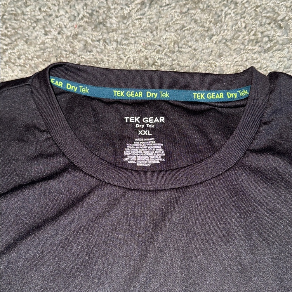 Tek Gear Black Dry Tek Tank Top Mens (XXL) - Picture 4 of 6